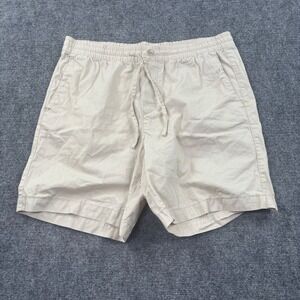 H&M Shorts Medium Beige Regular Fit Cotton Drawstring Mens